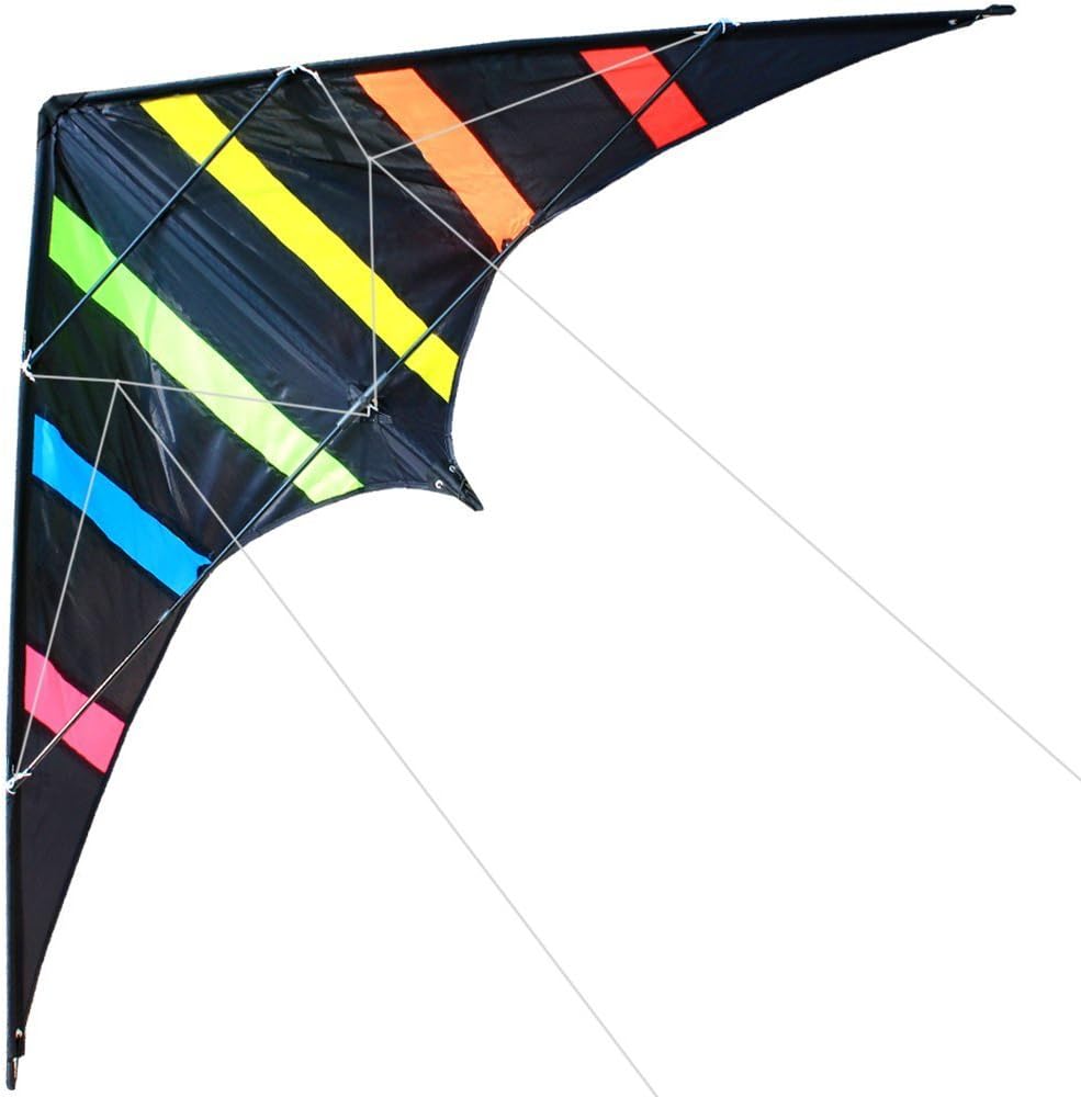 Hengda kite New 70 Inch/48 Inch Stunt Kite Outdoor Sport Fun Toys Dual Line Sport Kite - Includes Kite Line and Bag