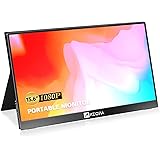 Portable Monitor, Arzopa 15.6'' FHD HDR FreeSync 1080P Portable Laptop Monitor IPS 100% SRGB Computer Display Dual USB C HDMI