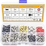 Sutemribor 300PCS Personal Computer Screw Standoffs Set Kit for Hard Drive Computer Case Motherboard Fan Power Graphics