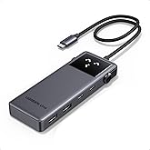 UGREEN Uno 6 in 1 USB-C Hub with 10Gbps USB-C & USB-A Data Ports 4K@60Hz HDMI, 100W Power Delivery Compatible with MacBook Pr