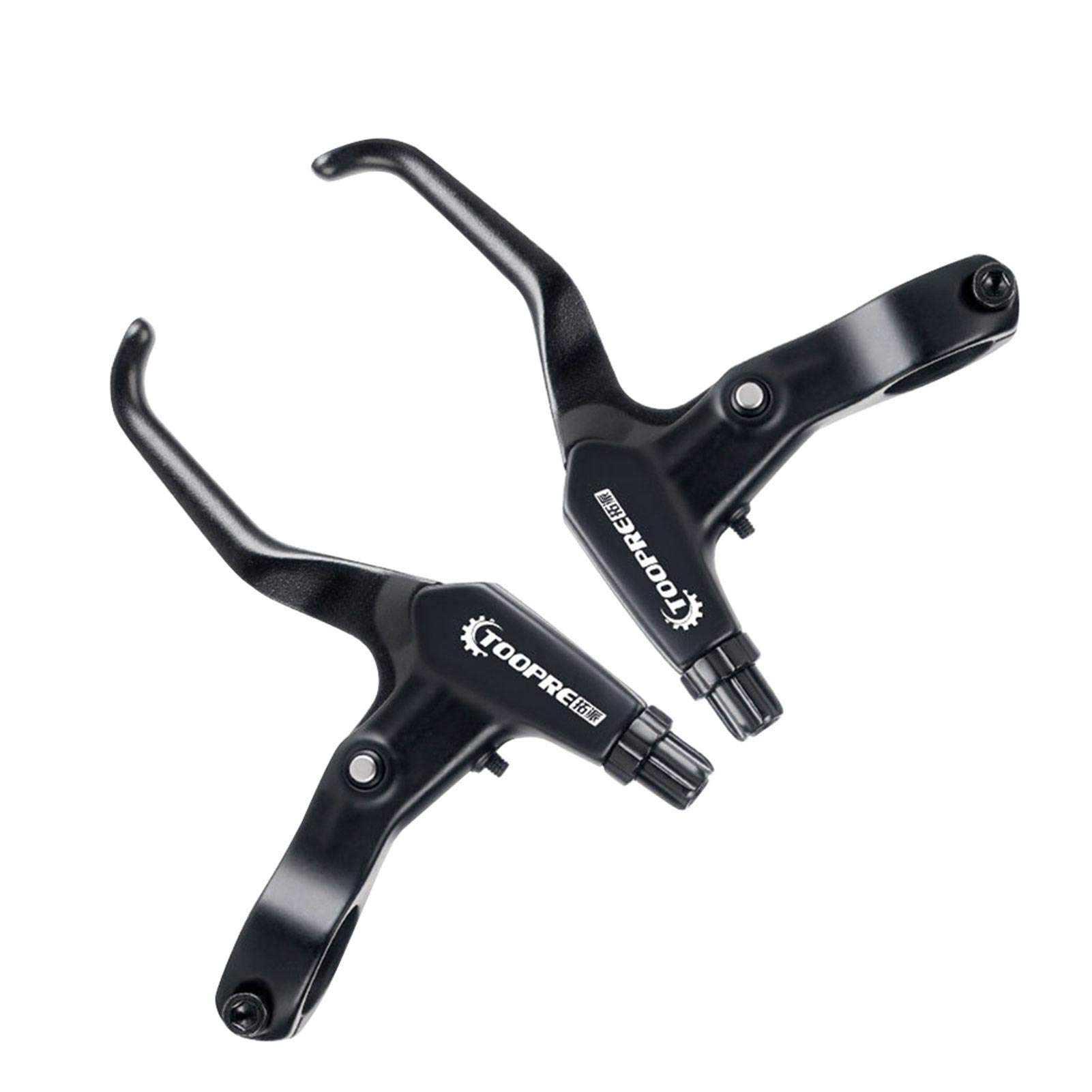 MOVKZACV 1 Pair Bicycle Brake Handle Aluminum Alloy Brake Lever Lightweight for Mountain Bike, BMX, Road Bike, Folding Bike