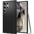 Spigen Thin Fit Designed for Galaxy S24 Ultra Case (2024) [Hard Shell] [Military-Grade Protection] - Black