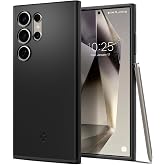 Spigen Thin Fit Designed for Galaxy S24 Ultra Case (2024) [Hard Shell] [Military-Grade Protection] - Black