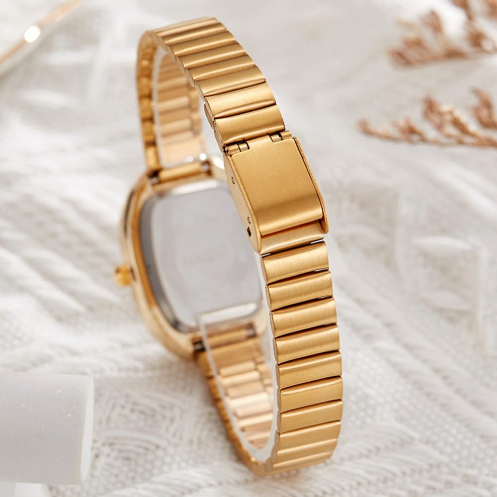 BESTKANG Exquisite Watches for Women Easy Reader Watch Fashion Oval Ultrathin Waterproof Ladies Wrist Watch
