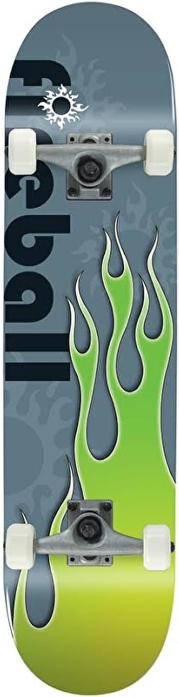 Voltage Classic Fireball Complete Skateboard - Green