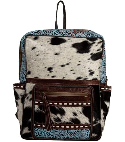 Amazon.com | Myra Bag Cowhide Backpack S-1169 | Casual Daypacks display picture 3