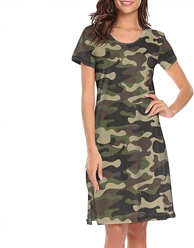 camo slip dress