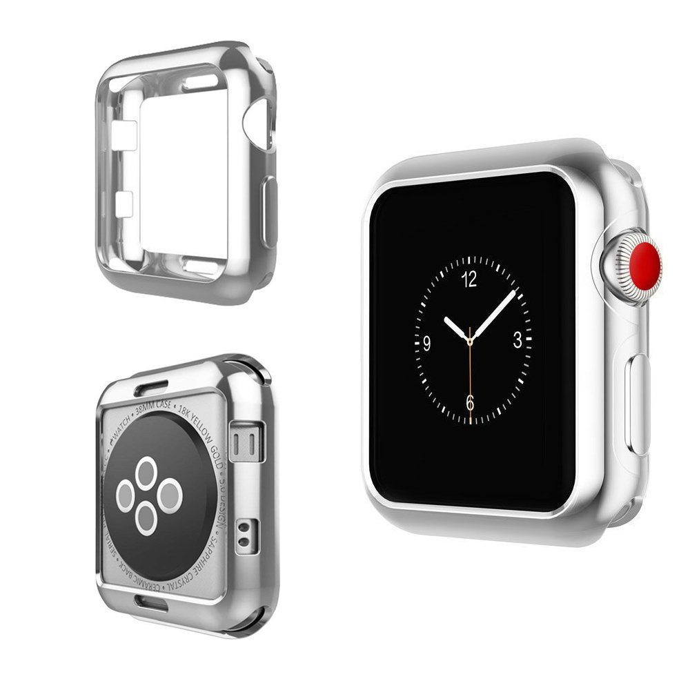 Pantalla Para Apple Watch Serie 3 IvyLife Funda para Apple Watch 42mm Carcasa para iWatch Serie 3/2/1