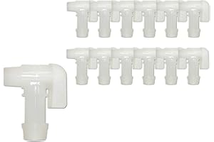 HI-TECH Plastic Drum Faucet for 3/4" Threaded Opening – Chemical Resistant Spigot for Buckets, Carboys, and HEDPAKs – 12 Pack, Industrial Drum Tap