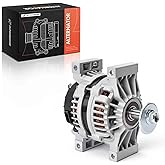 A-Premium Alternator, 12V 200A CW, Compatible with Freightliner &amp; PeterBilt | for Freightliner Columbia 2008-2011, Cascadia 2008-2017, Coronado 2010-2017, M2 106, M2 112 &amp; PeterBilt 382, Replace# 8600253