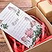 Whaline 229 Yards Christmas Raffia Paper Ribbon Red Craft Packing Paper Twine Raffia String for Valentines and Holiday Gifts, DIY Decoration and Weaving,1/4 inch Width