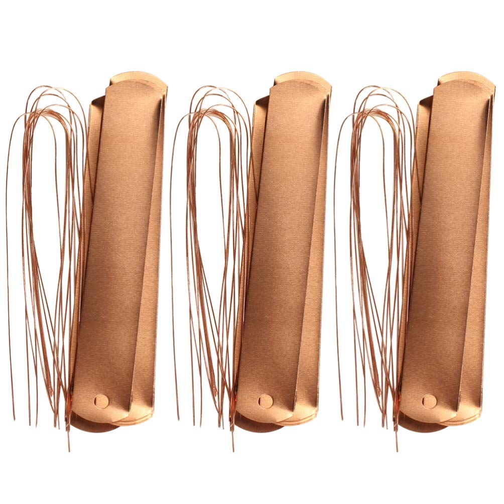 Cabilock 30pcs Copper Plant Tags Garden Labels Reusable Flower Plant Tree Labels with 30pcs Copper Tie for Balcony Gardening Planters Decor