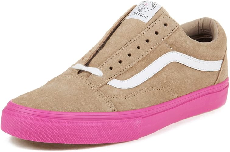 all pink vans slip ons