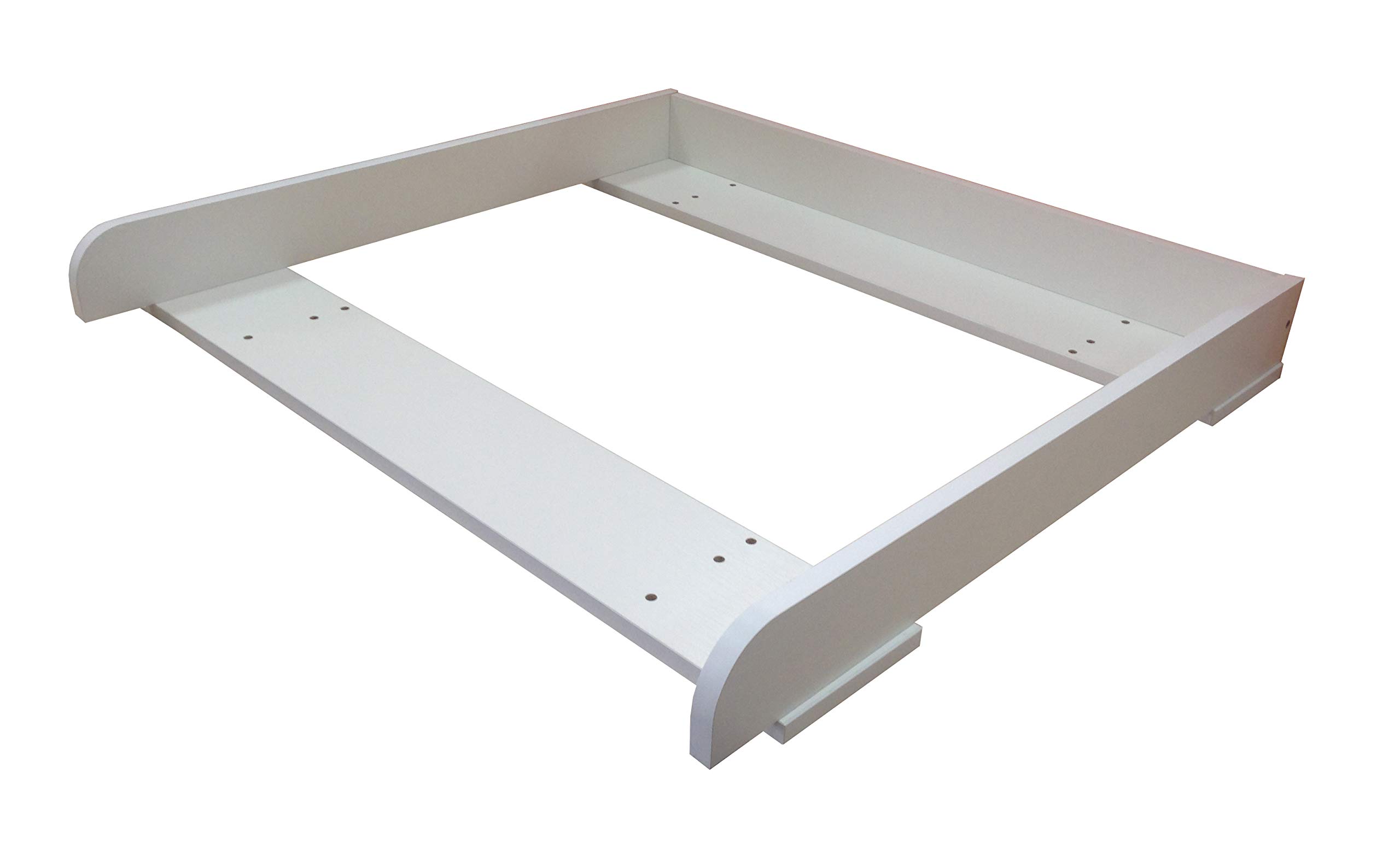 Changing Board Universal Extension Kit (for IKEA Malm, Hemnes, Nordli Drawers), White