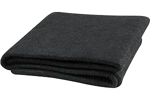 Steiner 316-6X8 Velvet Shield 16-Ounce Black Carbonized Fiber Welding Blanket, 6' x 8'