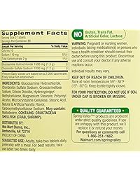 Spring Valley - Condroitina de glucosamina, triple resistencia, 1, 1