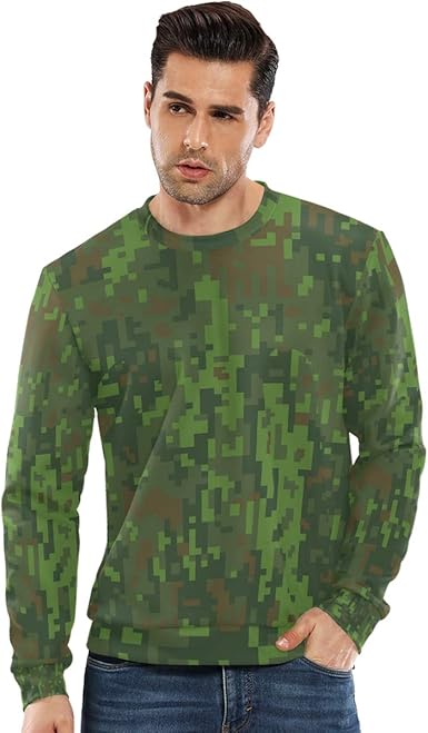 green fleece sweatshirt