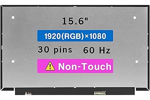 WARWOLFTEAM Screen Replacement for Lenovo Ideapad Slim 3 15IRU8 Model 82X7 15.6" FHD 1920x1080 30 pin LCD Non-Touch Screen Display Panel