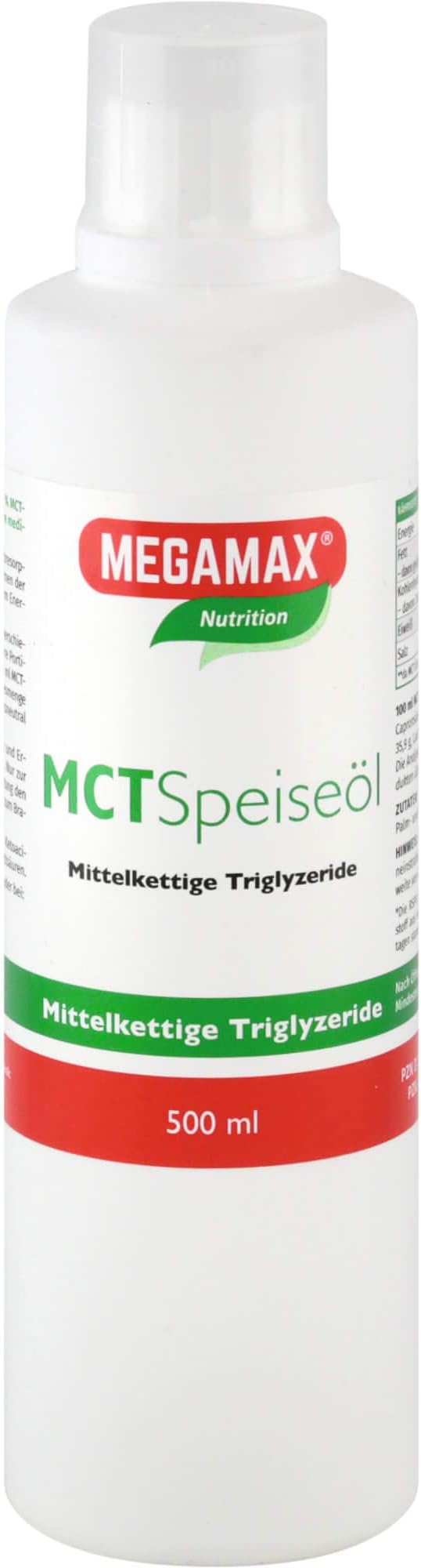 MEGAMAX Nutrition MCT Speiseöl Mittelkettige Triglyzeride