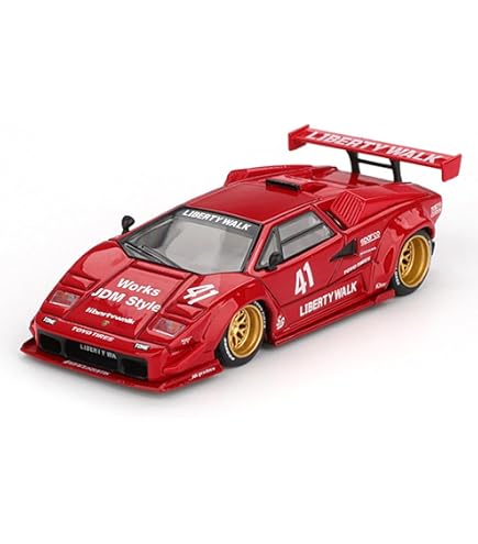 Amazon.com: Lambo Countach LPI 800-4 Rosso Mars Red Limited