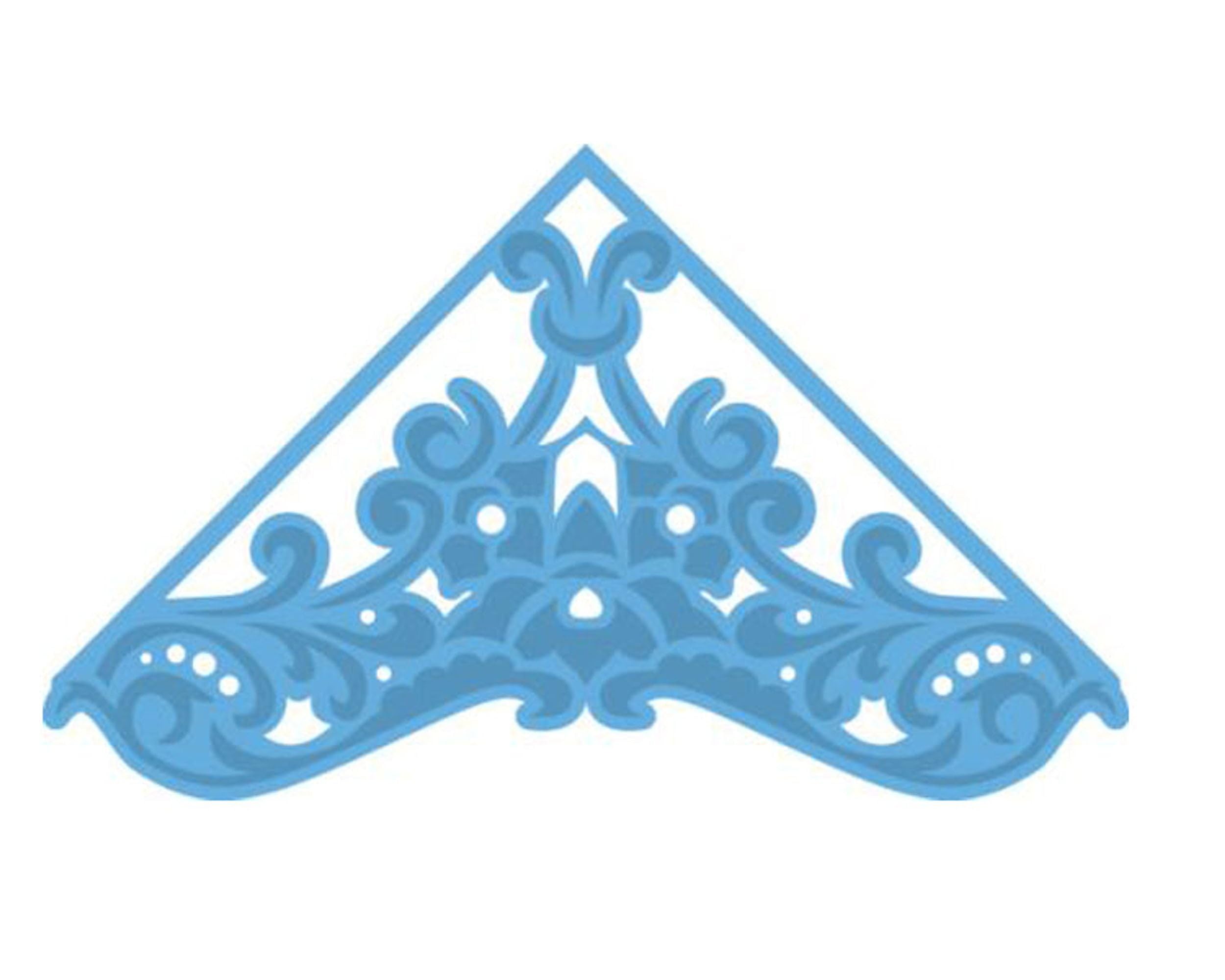 Marianne Design Large Corner Petras Creatables Die, Blue