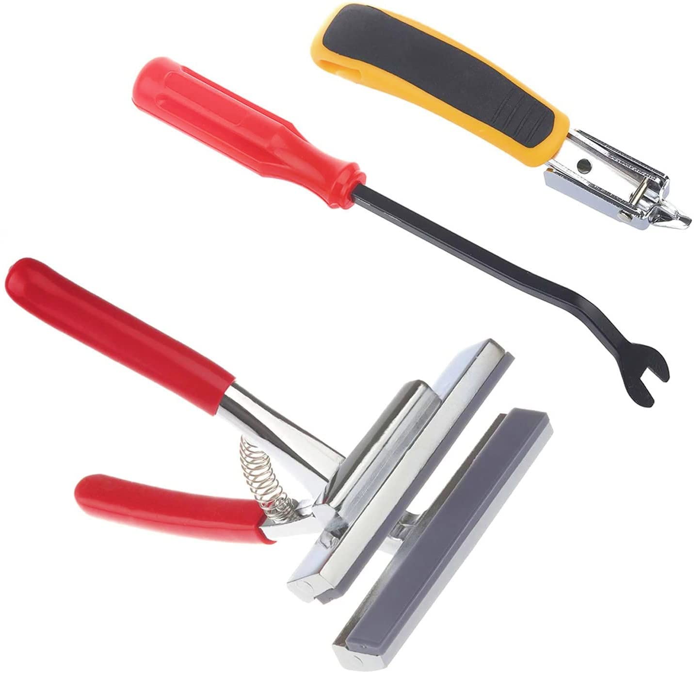 Canvas Stretching Tools, 3Pack Art Supplies Including Wide Canvas Stretcher Pliers 4-3/4" (12cm), Staple Remover, Tack Puller, Metal Painting Upholstery Tool for Craft, Oil Painting, Stretching Canvas