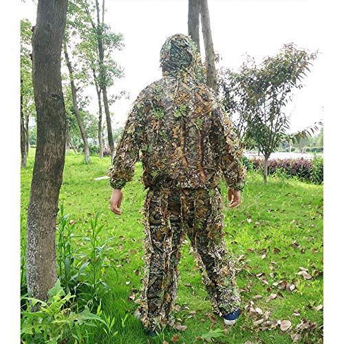 image for DoCred Ghillie Suit 3D Leaf Realtree Camo Camouflage Lightweight Cloth