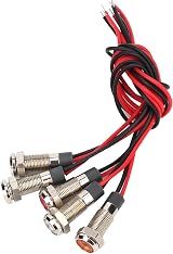 Garosa LED Indicator Light Set 5 Colors 6mm IP66 Waterproof 5Pcs view 2