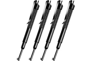JOTOVO Pocket Handcuff Key 5" Extra Long Cuff Key Strong Polymer Finish, Police Cuff Key with Clip Compatible with Most Hand Cuffs- 4 PACK
