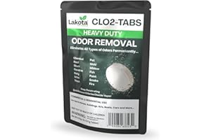 LAKOTA NATURALS Chlorine Dioxide Heavy-Duty Fogger Deodorizing Kit, Professional Strength Odor Remover For Car, Home, RV, Room, Garage. Scent Bomb Air Freshener & Deodorizer. Easy to Use Kit Eliminates All Odors!