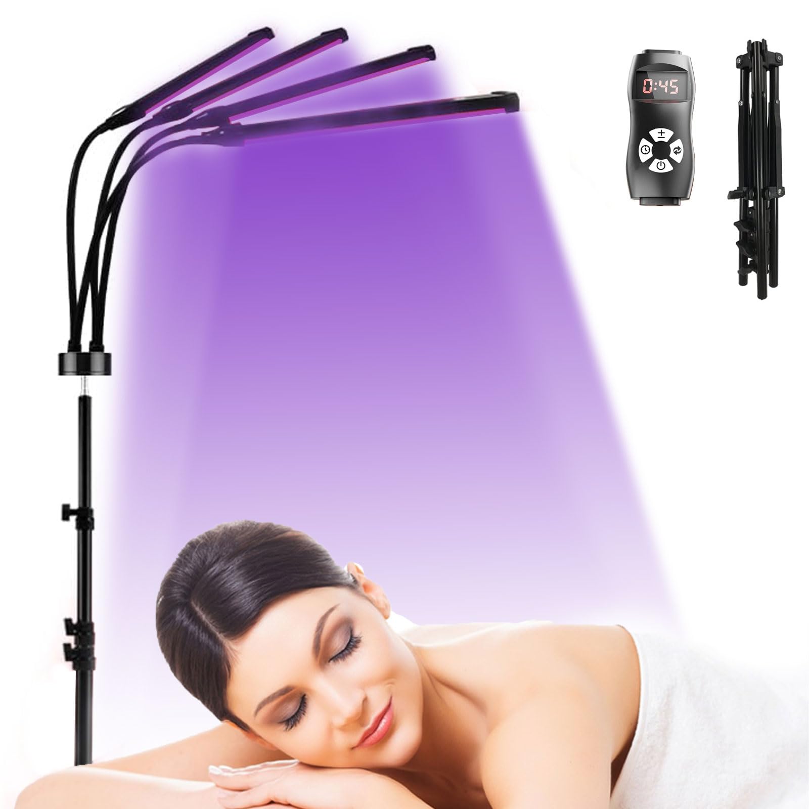 Photo 1 of Tanning Lamp Thearpy Light for Home Use with Adjustable Stand Purple Light for Indoor Model: Various