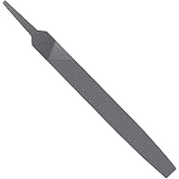 6-inch Flat Medium Cut File Double Cut Teeth High Hardened Steel Hand File Without Handle Suitable for Shaping Wood, Metal, Plastic