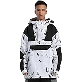 GSOU SNOW Men Ski Jacket Snowboard Snow Coat Warm Winter Waterproof Mountain Hooded