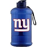 FOCO NFL Team Logo 2L Plastic Clear Large Sports Water Bottle