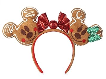 gingerbread mickey and minnie plush