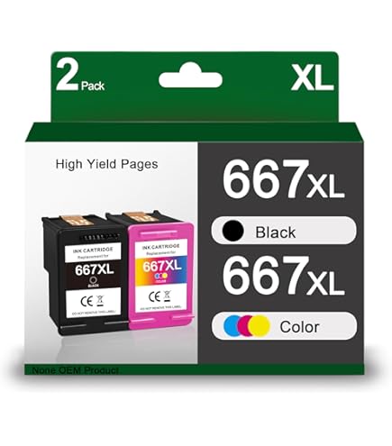 667 667 XL Cartucce D'inchiostro Sostitutive per HP 667 XL Adatte alle