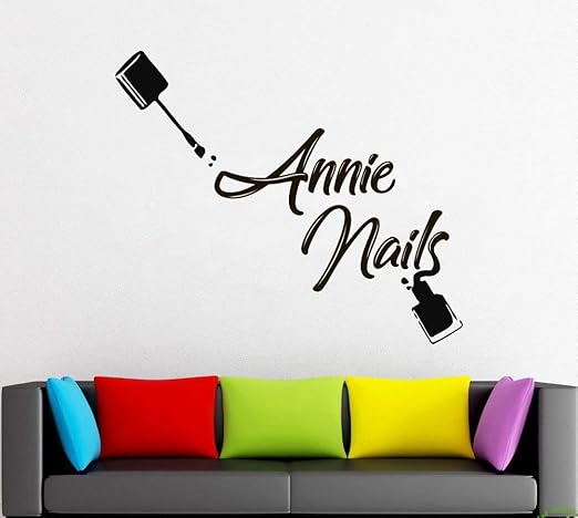 Amazon Com Salon Wall Art Decals Decor Beauty Nail Hair Makeup