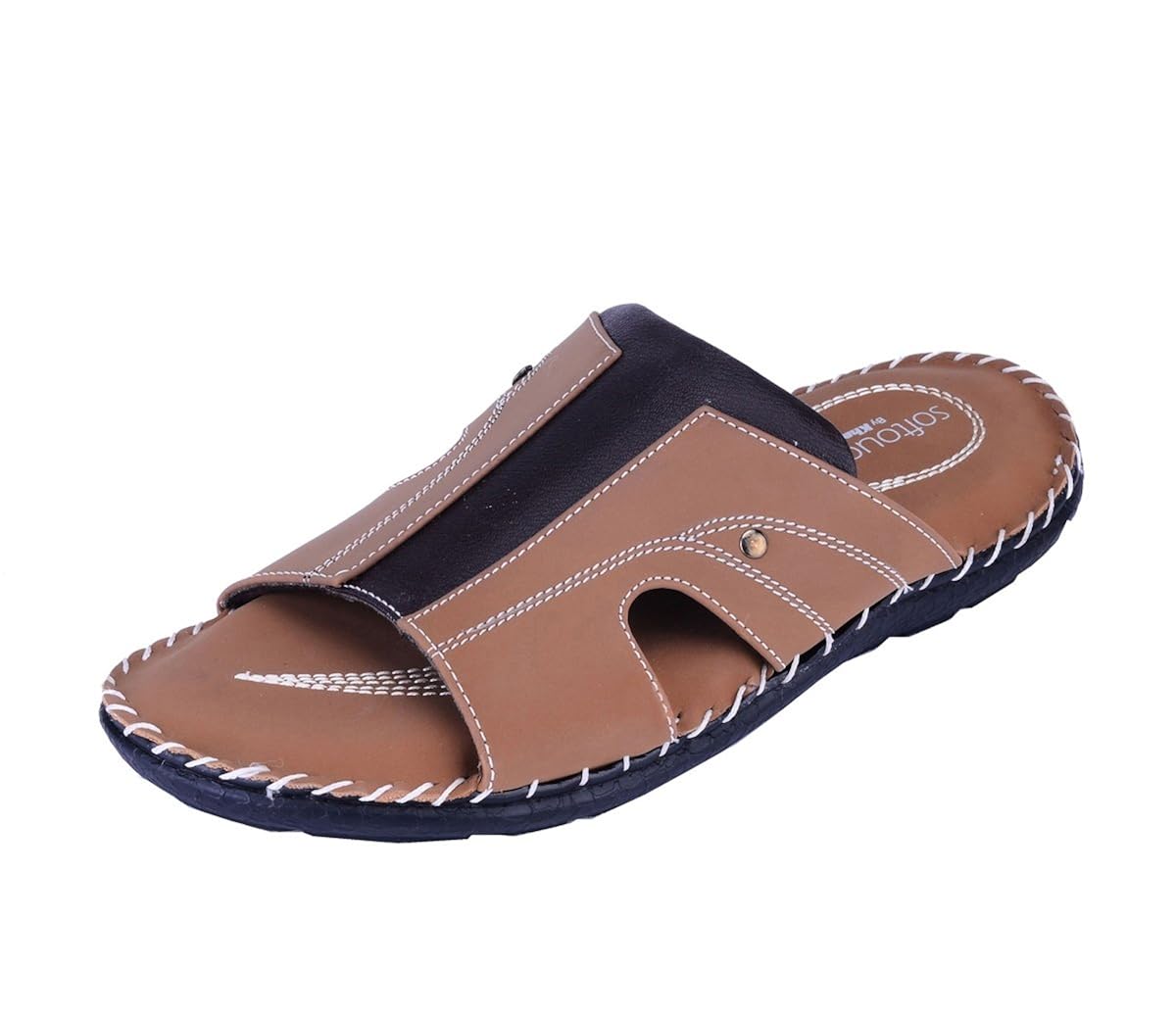 khadims leather chappal