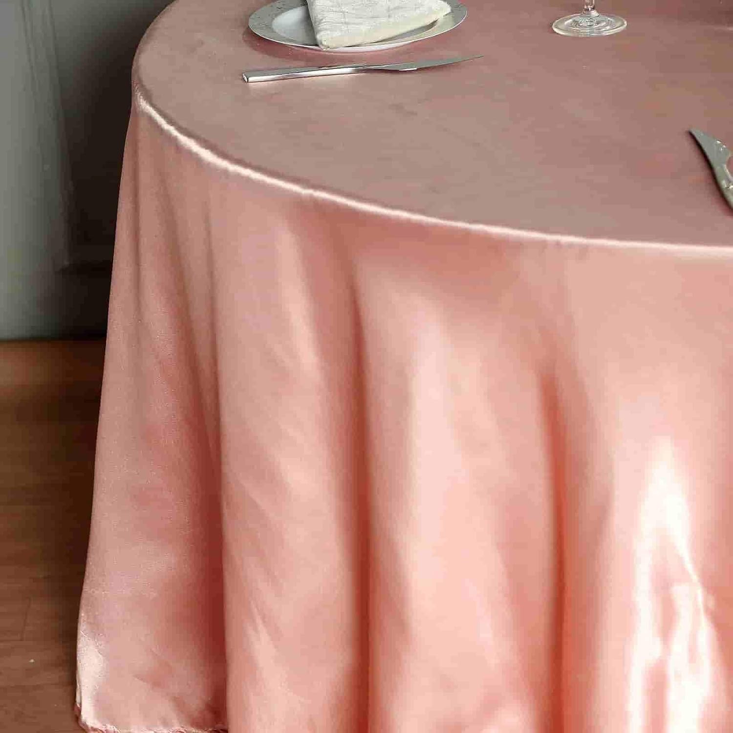 Best satin roses table cloth round