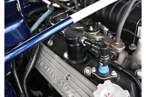 J&L Oil Separator Co. Oil Separator 3.0 Passenger Side Compatible with 2007-2014 GT500 (Black)