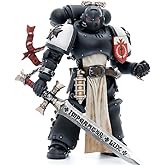 JOYTOY Warhammer 40,000 1/18 Action Figure Black Templars The Emperors Champion Rolantus Collection Model Birthday Gifts