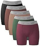 BAMBOO COOL Womens Boxer Briefs Boy Shorts Soft