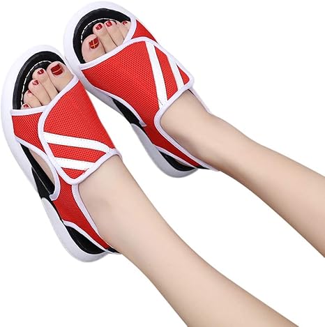 amazon ladies red sandals