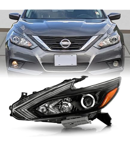 Conjunto De Faros Halógenos For Nissan Altima 2016-2018, Faro Delantero