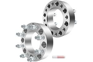 ECCPP 2" 2X 8x6.5 Wheel Spacer 8x6.5 to 8x6.5 117mm Wheel Spacers 8 Lug fits for GMC Savana Sierra C3500 for Chevrolet C2500 