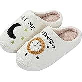 Tellrain Women Slippers Cute Pattern Strawberry Slippers Warm Soft Bedroom Shoes Fuzzy Closed Toe Sandals Non Slip House Bedroom Slippers