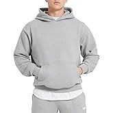 PAODIKUAI Men Hoodie Sweatshirt Loose Fit Fashion Pullover Hoodie Casual Long Sleeve Hooded Sweatshirt with Pocket