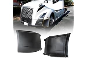 UNITEDLU Front Corner PLASTIC Bumper pair set compatible with Volvo VNL2018-2024 Truck Series