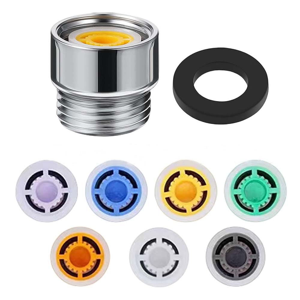 8 Pcs Shower Flow Restrictor Shower Head Flow Restrictor Shower Flow Reducer Limiter Set Shower Restrictors for Fixed Shower Head and Handheld