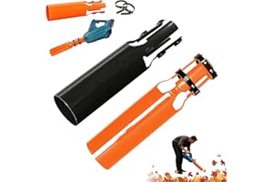 Leaf Blower Air Booster, Universal 2–4 in Leaf Blower Nozzle Attachment, Driveway Cleanup Turbo Air Nozzle Extension Boosts S